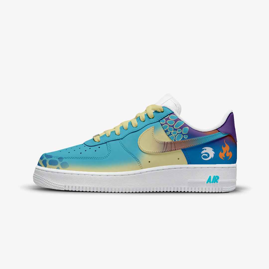 NIKE AIR FORCE CUSTOM PAINT HOW TO TRAIN YOUR DRAGON DEADLY