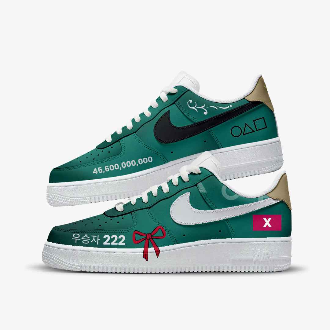 NIKE AIR FORCE 1 SQUID GAME THE WINNER 222