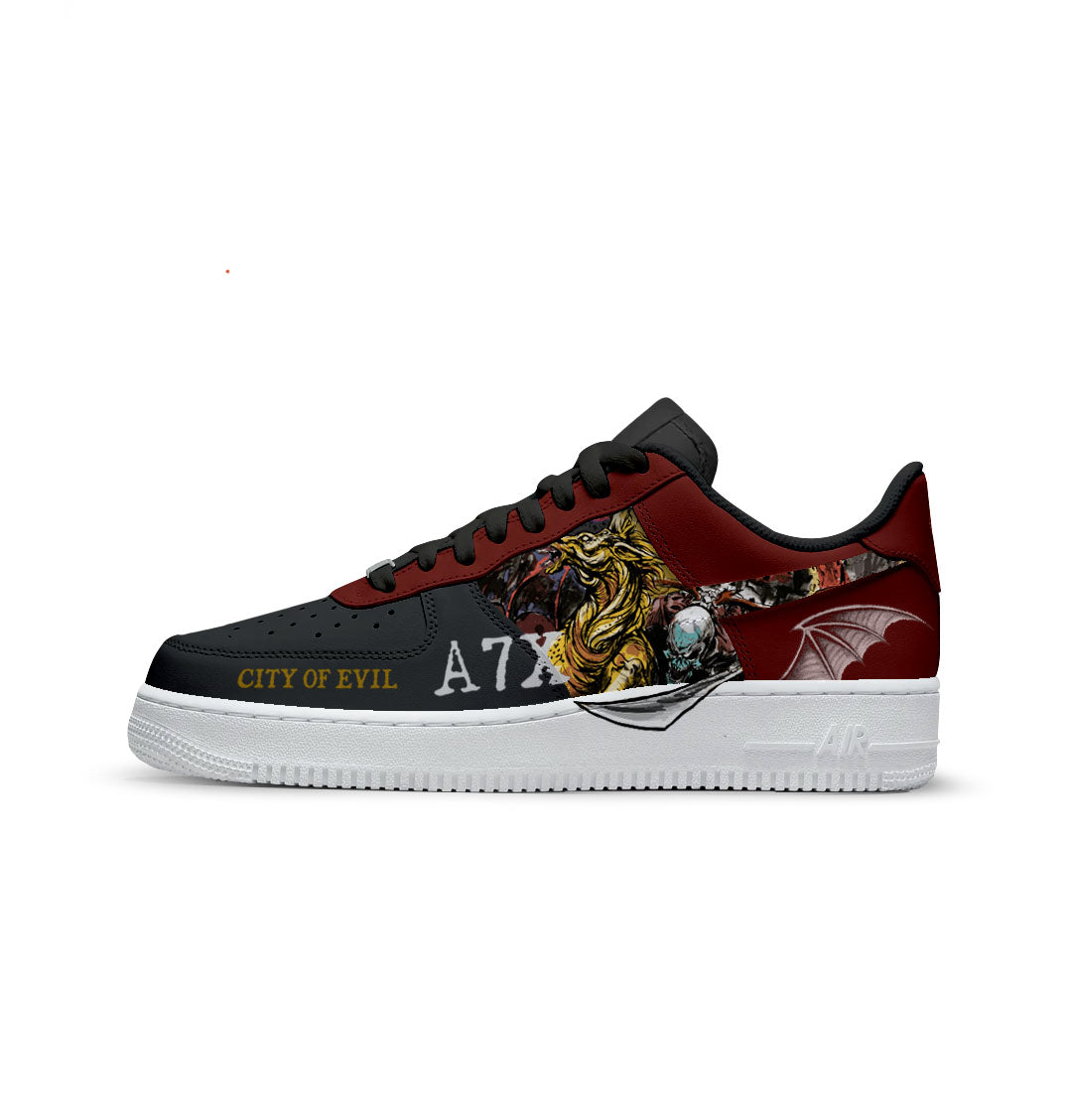 Custom Sneakers A7X City of Evil Album Unofficial