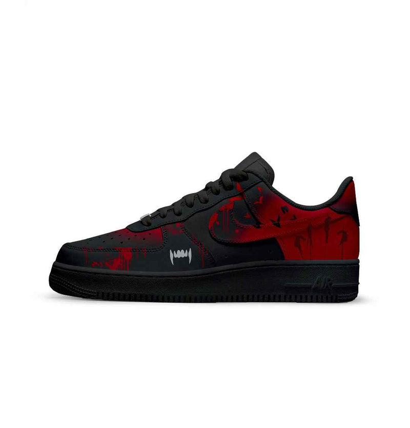 CUSTOM SNEAKERS DRACULA HORROR CHARACTER UNOFFICIAL CUSTOM