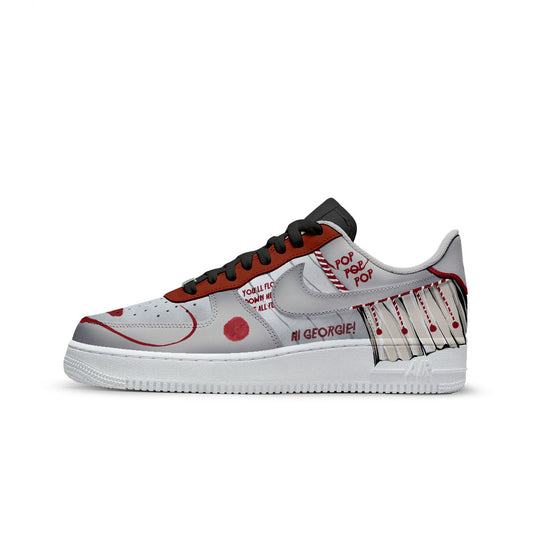 CUSTOM SNEAKERS PENNYWISE HORROR CHARACTER UNOFFICIAL CUSTOM