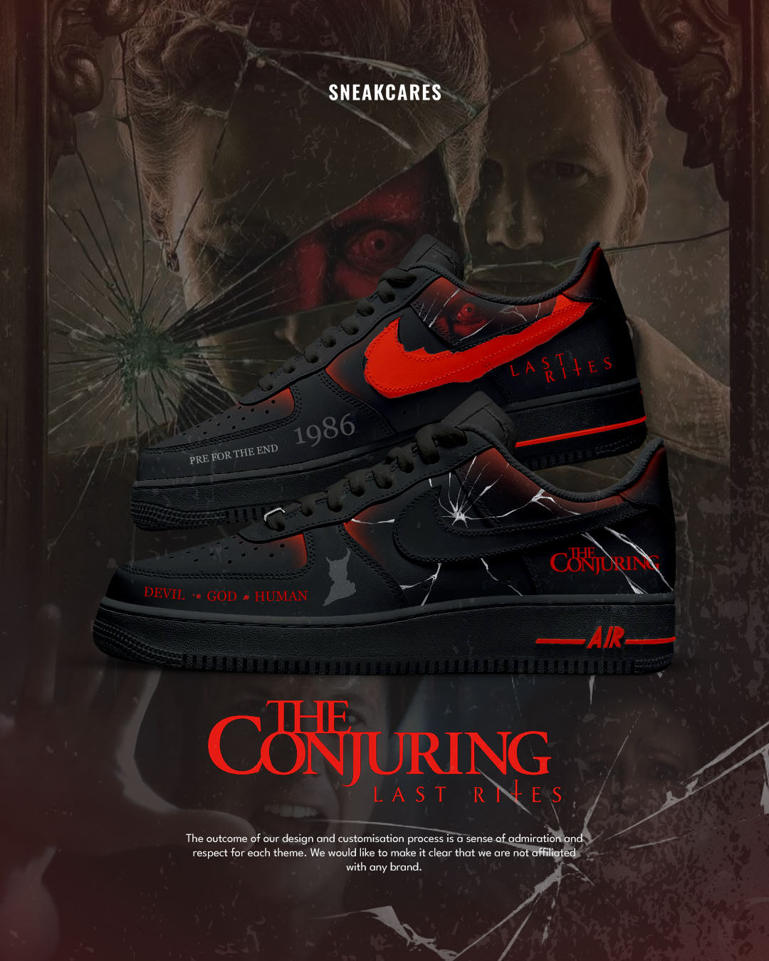 CUSTOM SNEAKERS CONJURING LAST RITES EDITION