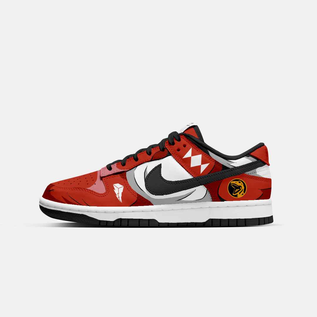 CUSTOM NIKE DUNK MIGHTY MORPHIN RANGER RED
