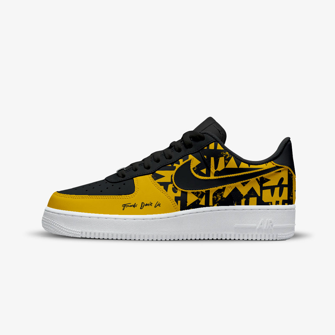 CUSTOM SNEAKERS STRANGERS THINGS ELEVEN YELLOW