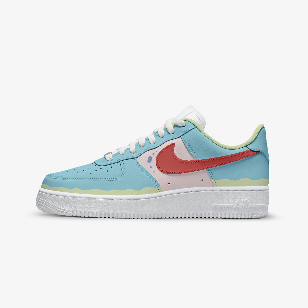 NIKE AIR FORCE GARRY SNAIL CUSTOM PAINT