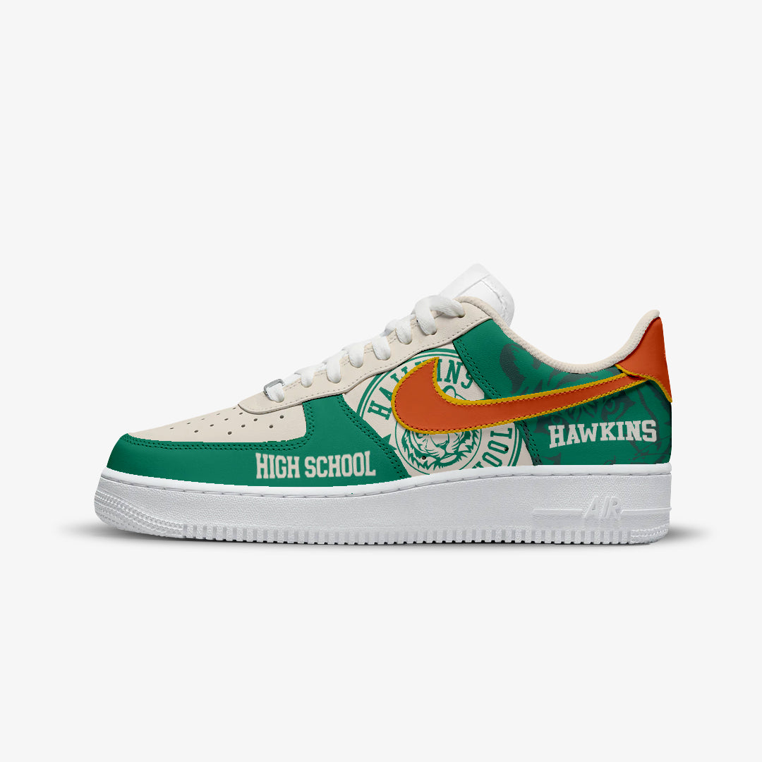 CUSTOM SNEAKERS STRANGERS THINGS HIGH SCHOOL HAWKINS