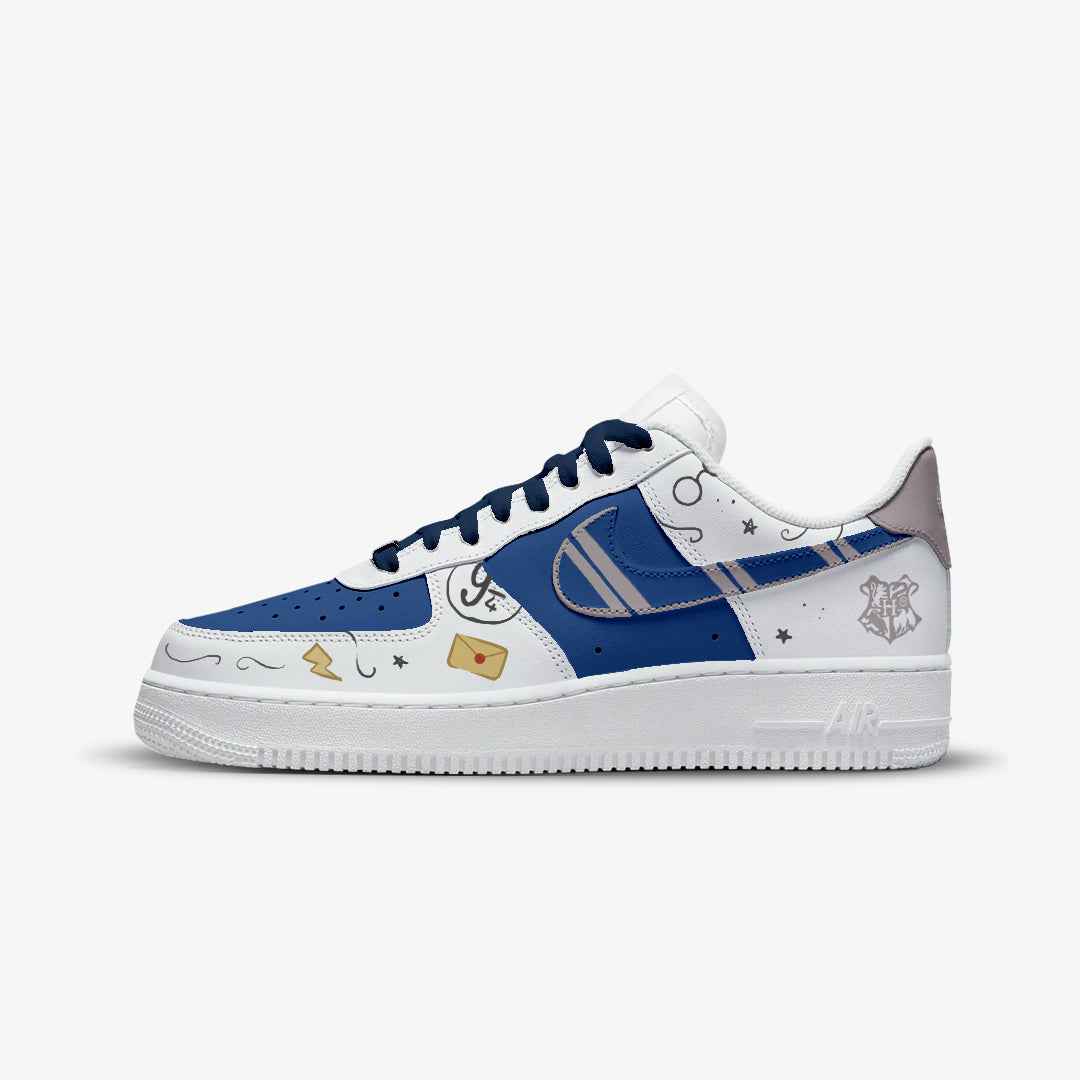 NIKE AIR FORCE CUSTOM PAINT HARRY POTTER 25 RAVENCLAW