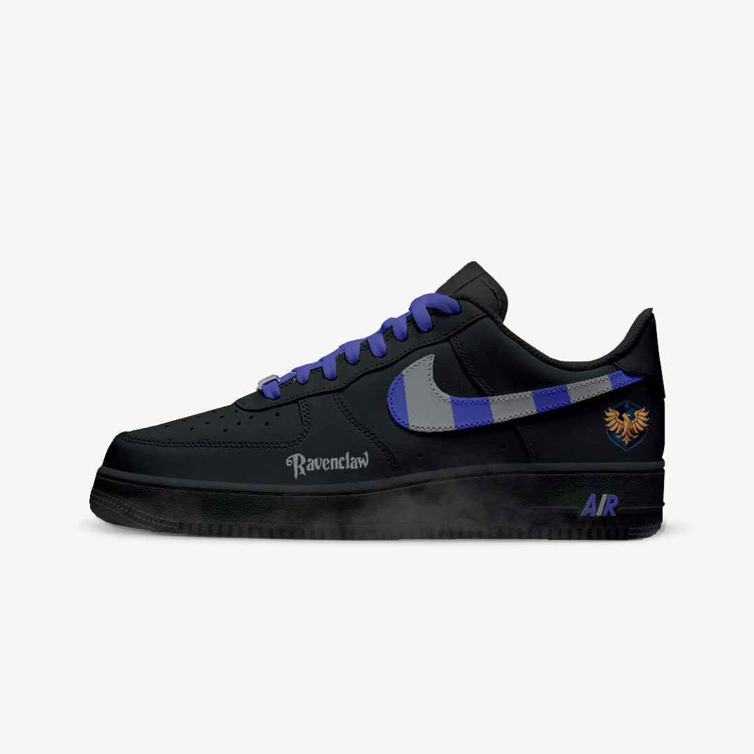 NIKE AIR FORCE CUSTOM PAINT HARRY POTTER RAVENCLAW BLACK
