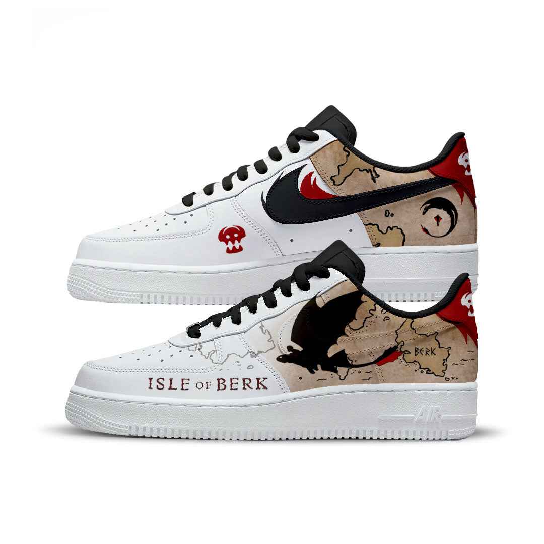 SNEAKERS CUSTOM PAINT TOOTHLESS ISLE OF BERK