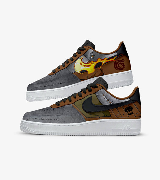 NIKE AIR FORCE CUSTOM PAINT HOW TO TRAIN YOUR DRAGON HICCUP