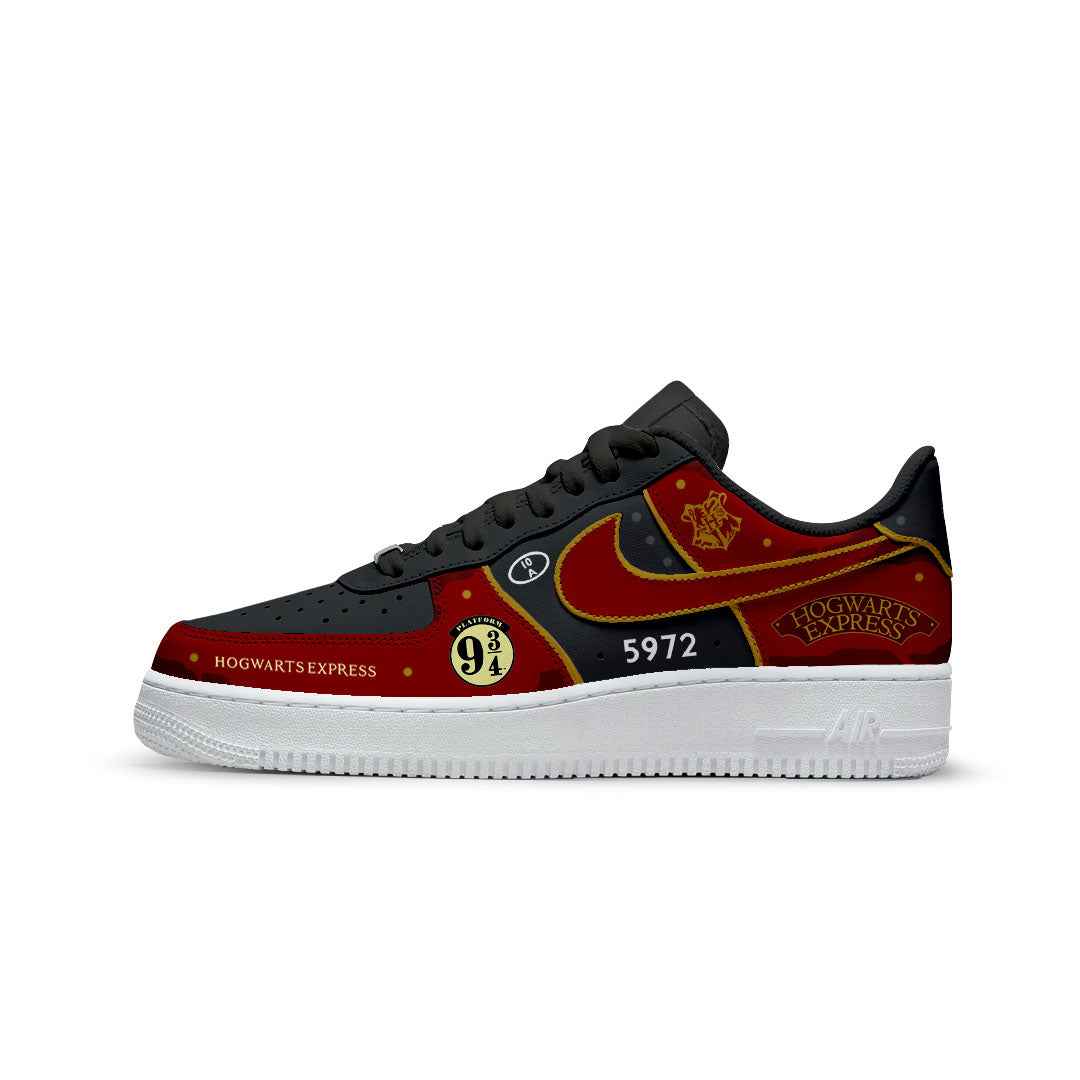 CUSTOM SNEAKERS HOGWARTS TRAINS HARRY POTTER UNOFFICIAL