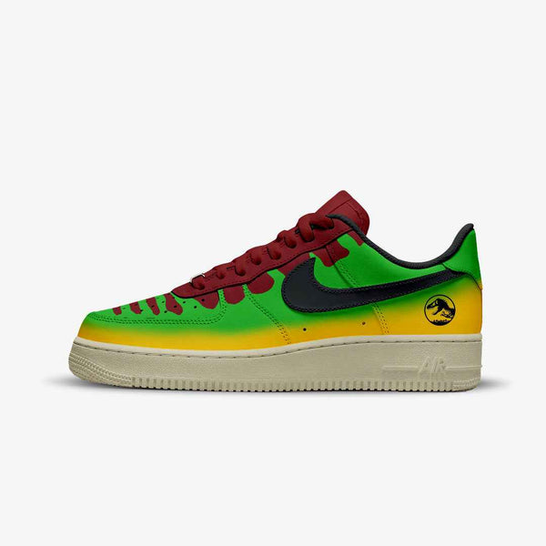 NIKE AIR FORCE CUSTOM PAINT JURASSIC PARK CAR ICONIC
