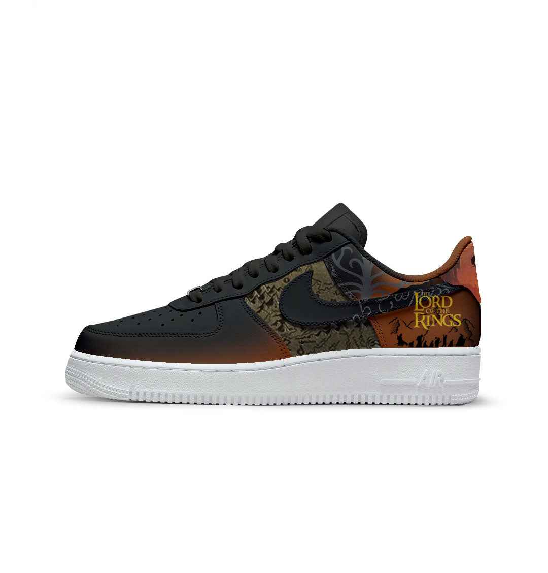 CUSTOM SNEAKERS LORD OF THE RINGS UNOFFICIAL