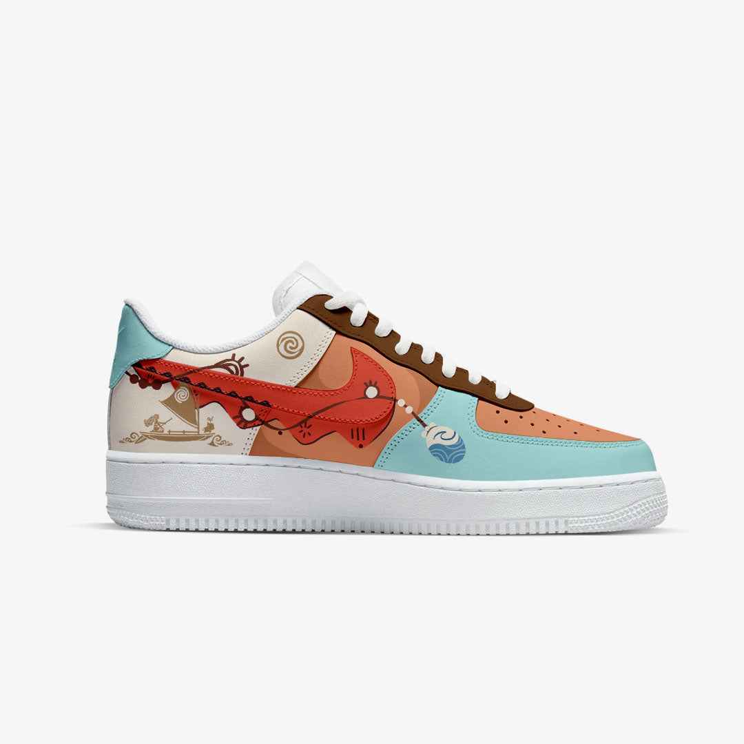 Custom Paint Sneakers Moana Unofficial With Air Force 1