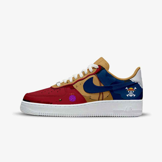 CUSTOM SNEAKERS ONE PIECE CHARACTER MONKEY D. LUFFY UNOFFICIAL