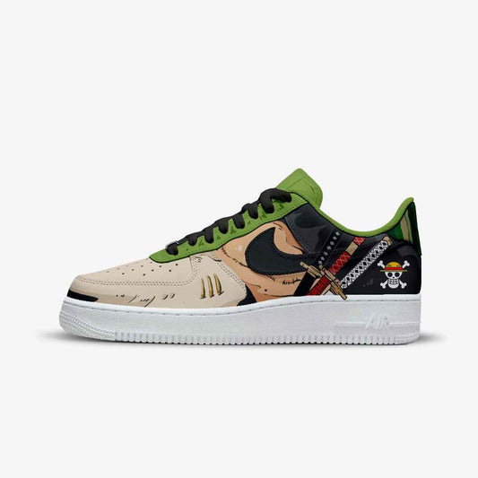 CUSTOM SNEAKERS ONE PIECE CHARACTER RORONOA ZORO UNOFFICIAL