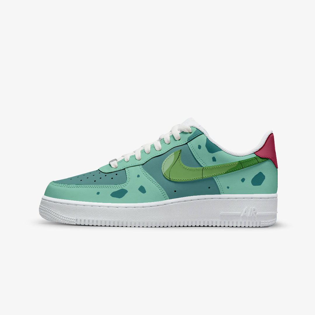 NIKE AIR FORCE POKEMON CUSTOM PAINT BULBASAUR