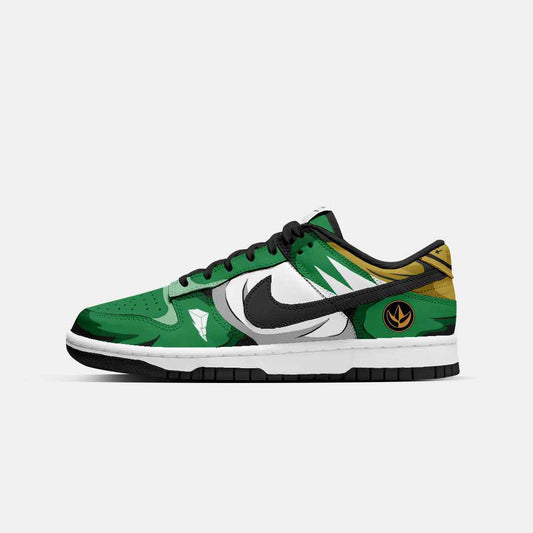 CUSTOM NIKE DUNK MIGHTY MORPHIN RANGER GREEN