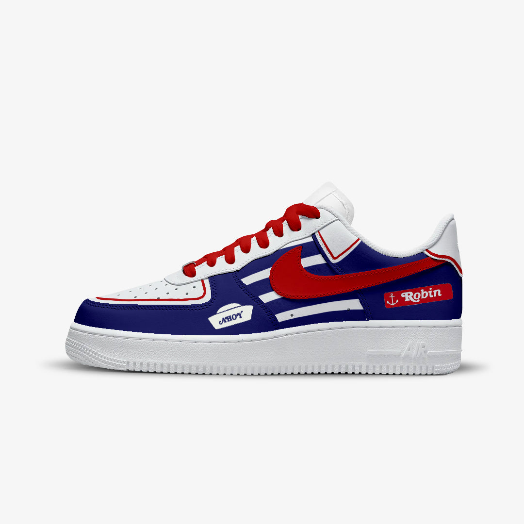 CUSTOM SNEAKERS STRANGERS THINGS AHOY AHOY ROBIN