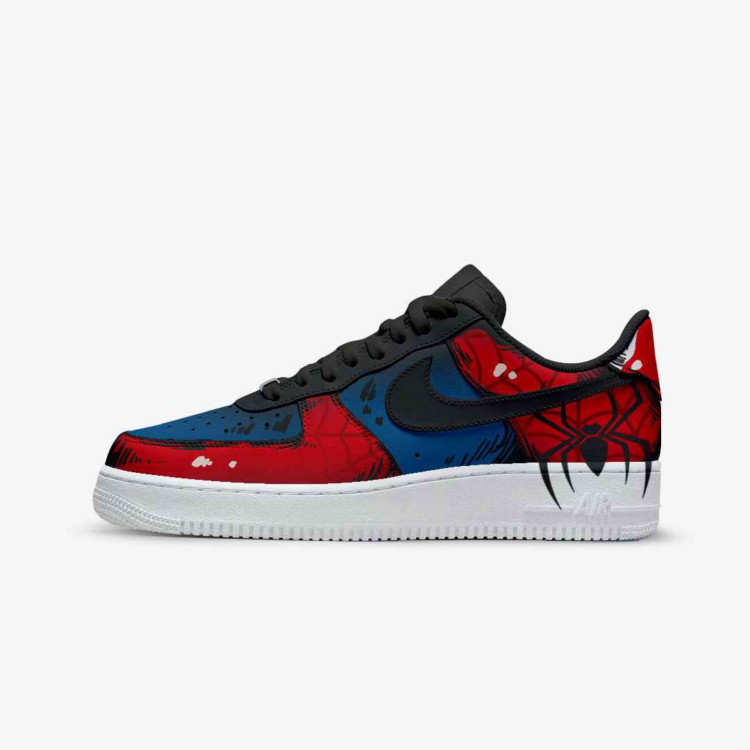 CUSTOM NIKE AIR FORCE 1 SPIDERMAN UNOFFICIAL