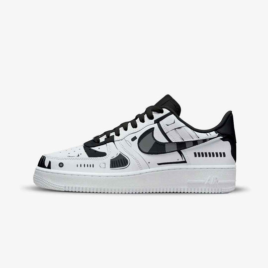 CUSTOM SNEKAERS PAINT STARWARS STORMTROOPER NIKE AIR FORCE 1