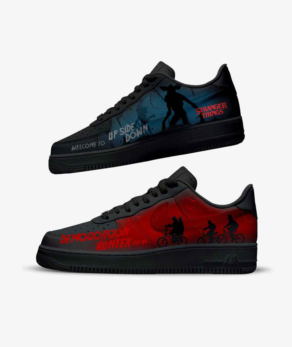 CUSTOM SNEAKERS STRANGERS THINGS DEMOGORGON HUNTER