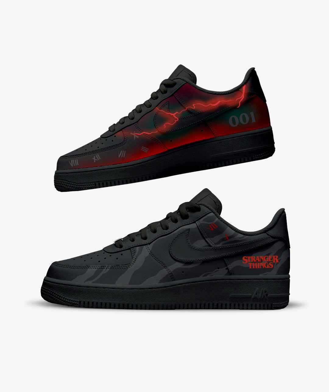 CUSTOM SNEAKERS STRANGERS THINGS VECNA MONSTER