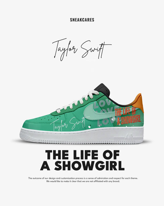 Nike AF1 Taylor Swift Custom Album The Life of a Showgirl