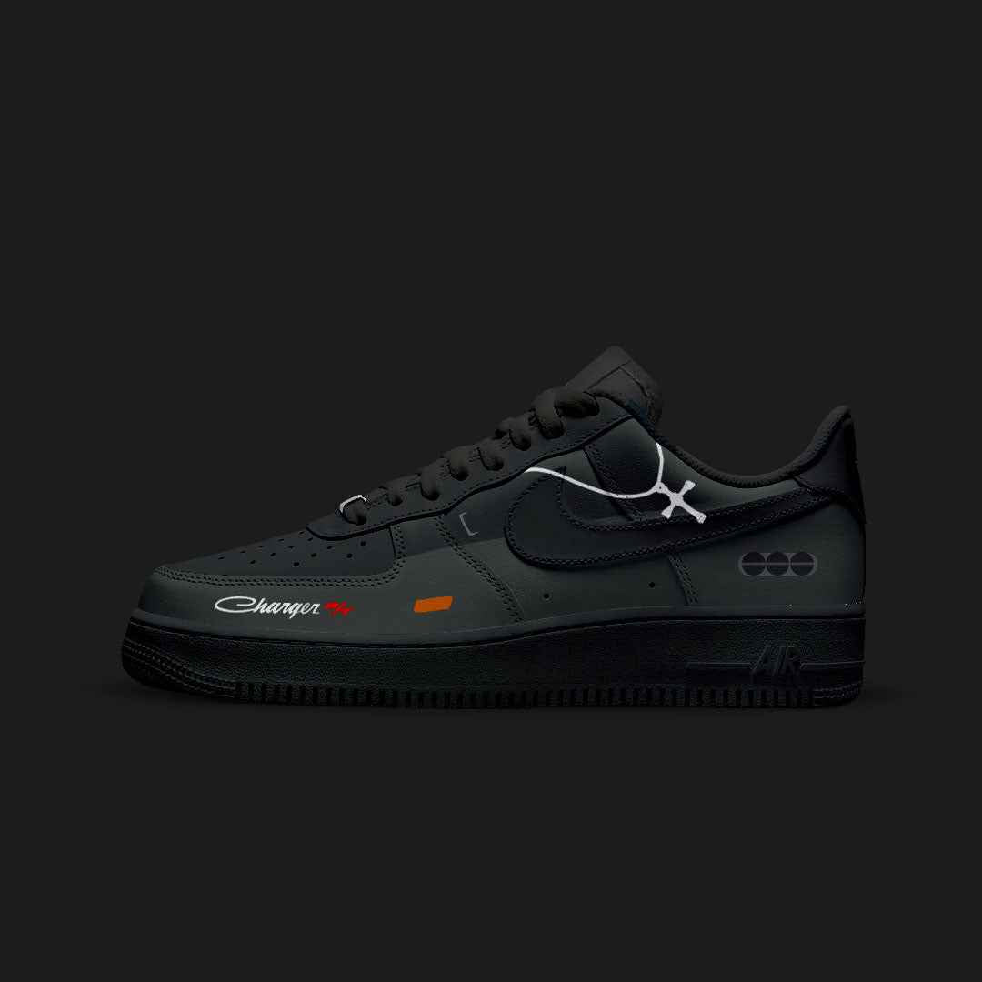 CUSTOM SNEAKERS FAST & FURIOUS DOMINIC TORETTO CHARGER R/T CAR UNOFFICIAL