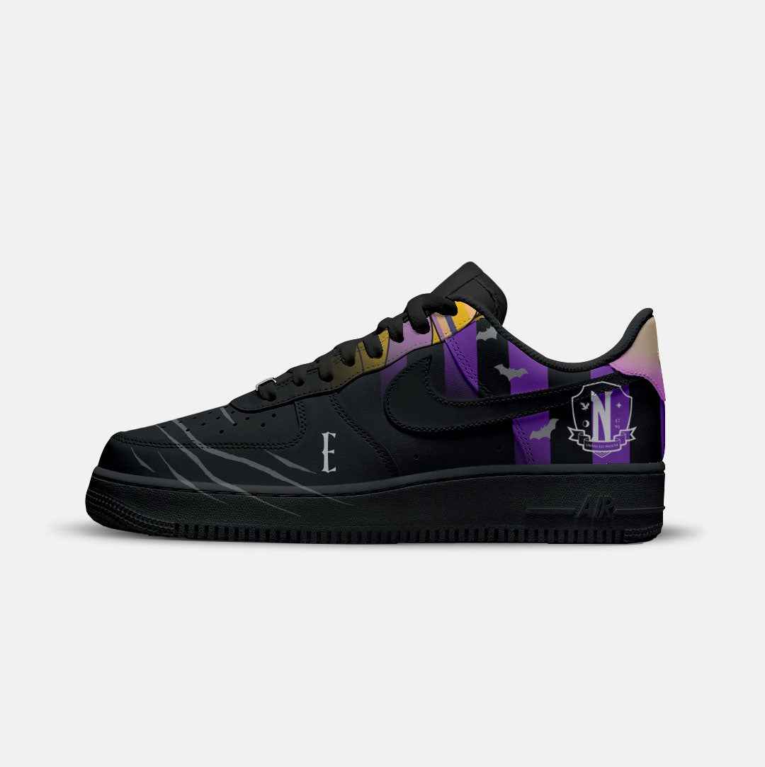 CUSTOM SNEAKERS WEDNESDAY ENID SINCLAIR NIKE AIR FORCE 1